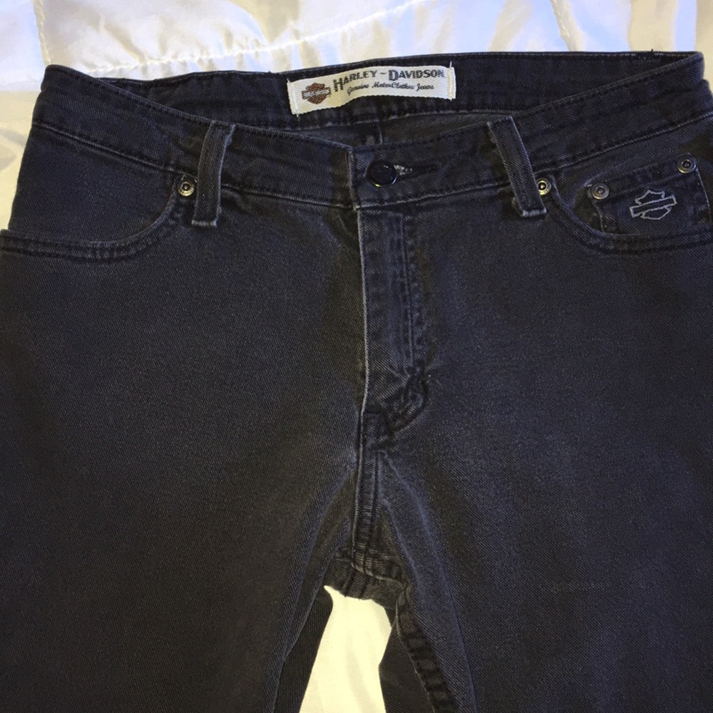 Black Harley Davidson size 28 Women’s Jeans